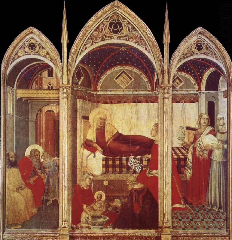 Birth of the Virgin, Ambrogio Lorenzetti